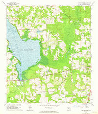 Lake Miccosukee Florida Historical topographic map, 1:24000 scale, 7.5 X 7.5 Minute, Year 1963