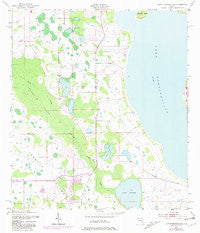 Lake Tohopekaliga Florida Historical topographic map, 1:24000 scale, 7.5 X 7.5 Minute, Year 1953