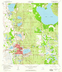 Lake Wales Florida Historical topographic map, 1:24000 scale, 7.5 X 7.5 Minute, Year 1952