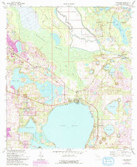 Lake Weir Florida Historical topographic map, 1:24000 scale, 7.5 X 7.5 Minute, Year 1970