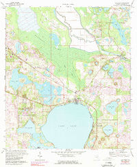 Lake Weir Florida Historical topographic map, 1:24000 scale, 7.5 X 7.5 Minute, Year 1970
