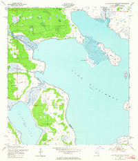 Lake Weohyakapka NE Florida Historical topographic map, 1:24000 scale, 7.5 X 7.5 Minute, Year 1952