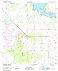 Lake Weohyakapka SE Florida Historical topographic map, 1:24000 scale, 7.5 X 7.5 Minute, Year 1952