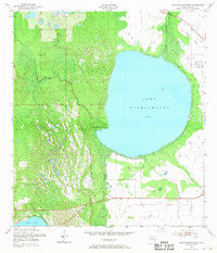 Lake Weohyakapka Florida Historical topographic map, 1:24000 scale, 7.5 X 7.5 Minute, Year 1952
