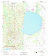 Lake Weohyakapka Florida Historical topographic map, 1:24000 scale, 7.5 X 7.5 Minute, Year 1952