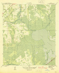 Lake Wimico Florida Historical topographic map, 1:31680 scale, 7.5 X 7.5 Minute, Year 1945