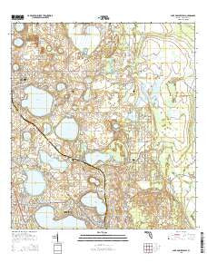 Lake Arbuckle SW Florida Current topographic map, 1:24000 scale, 7.5 X 7.5 Minute, Year 2015