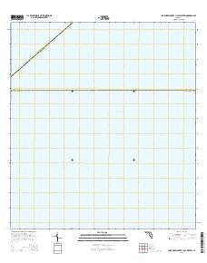 Lake Okeechobee 1 (All Water) Florida Current topographic map, 1:24000 scale, 7.5 X 7.5 Minute, Year 2015