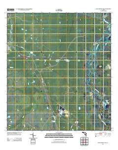 Lake Poinsett NW Florida Historical topographic map, 1:24000 scale, 7.5 X 7.5 Minute, Year 2012