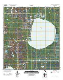 Lake Weohyakapka Florida Historical topographic map, 1:24000 scale, 7.5 X 7.5 Minute, Year 2012