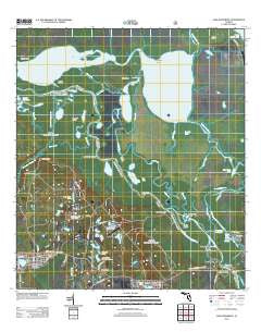 Lake Woodruff Florida Historical topographic map, 1:24000 scale, 7.5 X 7.5 Minute, Year 2012