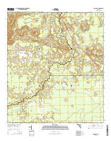 Lamont SE Florida Current topographic map, 1:24000 scale, 7.5 X 7.5 Minute, Year 2015