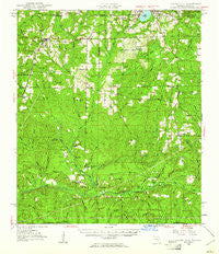 Laurel Hill Florida Historical topographic map, 1:62500 scale, 15 X 15 Minute, Year 1949