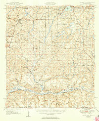 Laurel Hill Florida Historical topographic map, 1:62500 scale, 15 X 15 Minute, Year 1950
