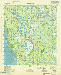 Laurel Florida Historical topographic map, 1:31680 scale, 7.5 X 7.5 Minute, Year 1944