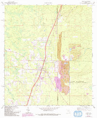 Lawtey Florida Historical topographic map, 1:24000 scale, 7.5 X 7.5 Minute, Year 1970