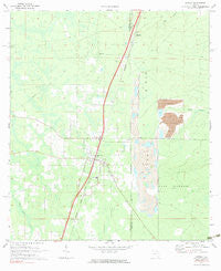Lawtey Florida Historical topographic map, 1:24000 scale, 7.5 X 7.5 Minute, Year 1970