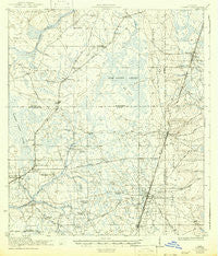Lawtey Florida Historical topographic map, 1:62500 scale, 15 X 15 Minute, Year 1918