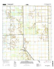 Little Cypress Swamp Florida Current topographic map, 1:24000 scale, 7.5 X 7.5 Minute, Year 2015