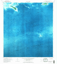 Loggerhead Key Florida Historical topographic map, 1:24000 scale, 7.5 X 7.5 Minute, Year 1972