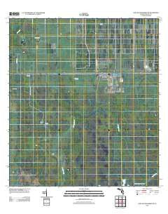 Long Island Marsh NW Florida Historical topographic map, 1:24000 scale, 7.5 X 7.5 Minute, Year 2012