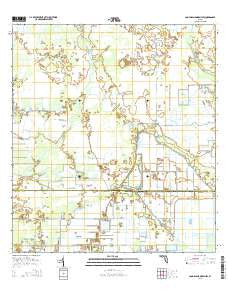 Long Island Marsh SW Florida Current topographic map, 1:24000 scale, 7.5 X 7.5 Minute, Year 2015