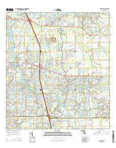 Lorraine Florida Current topographic map, 1:24000 scale, 7.5 X 7.5 Minute, Year 2015