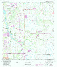 Lorraine Florida Historical topographic map, 1:24000 scale, 7.5 X 7.5 Minute, Year 1973