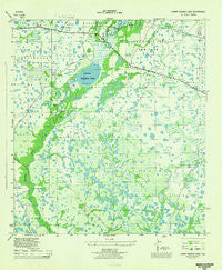 Lower Myakka Lake Florida Historical topographic map, 1:31680 scale, 7.5 X 7.5 Minute, Year 1944