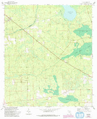 Lulu Florida Historical topographic map, 1:24000 scale, 7.5 X 7.5 Minute, Year 1966
