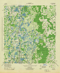 Lutz Florida Historical topographic map, 1:31680 scale, 7.5 X 7.5 Minute, Year 1944