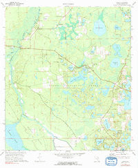 Lynne Florida Historical topographic map, 1:24000 scale, 7.5 X 7.5 Minute, Year 1970