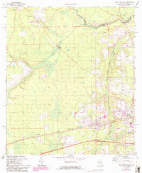 Macclenny West Florida Historical topographic map, 1:24000 scale, 7.5 X 7.5 Minute, Year 1972