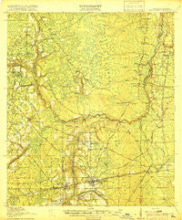 Macclenny Florida Historical topographic map, 1:62500 scale, 15 X 15 Minute, Year 1918