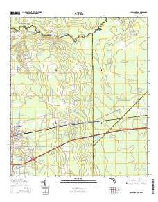 Macclenny East Florida Current topographic map, 1:24000 scale, 7.5 X 7.5 Minute, Year 2015