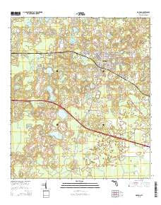 Madison Florida Current topographic map, 1:24000 scale, 7.5 X 7.5 Minute, Year 2015