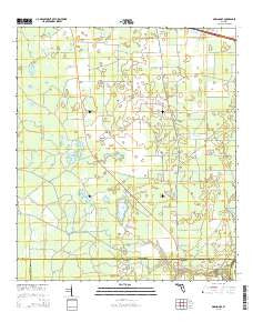 Madison SE Florida Current topographic map, 1:24000 scale, 7.5 X 7.5 Minute, Year 2015