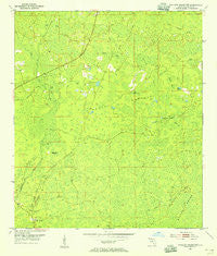 Mallory Swamp NW Florida Historical topographic map, 1:24000 scale, 7.5 X 7.5 Minute, Year 1954