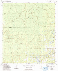 Mallory Swamp SE Florida Historical topographic map, 1:24000 scale, 7.5 X 7.5 Minute, Year 1954