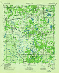 Mango Florida Historical topographic map, 1:31680 scale, 7.5 X 7.5 Minute, Year 1944