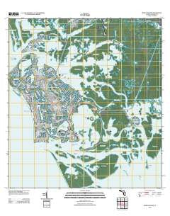 Marco Island Florida Historical topographic map, 1:24000 scale, 7.5 X 7.5 Minute, Year 2012
