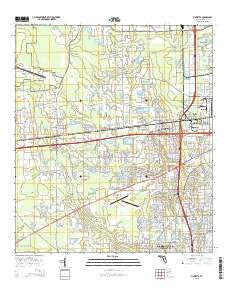 Marietta Florida Current topographic map, 1:24000 scale, 7.5 X 7.5 Minute, Year 2015