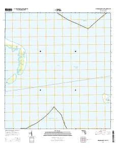 Marquesas Keys East Florida Current topographic map, 1:24000 scale, 7.5 X 7.5 Minute, Year 2015