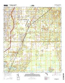 Masaryktown Florida Current topographic map, 1:24000 scale, 7.5 X 7.5 Minute, Year 2015