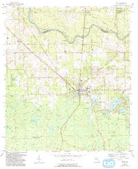 Mayo Florida Historical topographic map, 1:24000 scale, 7.5 X 7.5 Minute, Year 1955