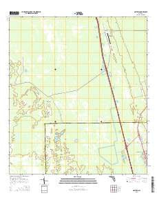 Maytown Florida Current topographic map, 1:24000 scale, 7.5 X 7.5 Minute, Year 2015