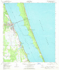 Melbourne East Florida Historical topographic map, 1:24000 scale, 7.5 X 7.5 Minute, Year 1949