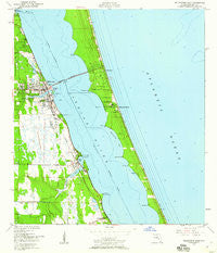 Melbourne East Florida Historical topographic map, 1:24000 scale, 7.5 X 7.5 Minute, Year 1949