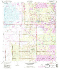 Melbourne West Florida Historical topographic map, 1:24000 scale, 7.5 X 7.5 Minute, Year 1949