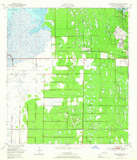 Melbourne West Florida Historical topographic map, 1:24000 scale, 7.5 X 7.5 Minute, Year 1949